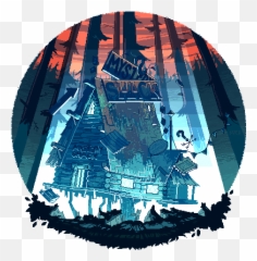 Top Mystery Skulls Stickers For Android U0026 Ios Gfycat - Gravity Falls Mystery Shack Fanart Emoji,Shack Emoji