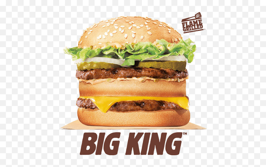 Download King Whopper Hamburger Big - Big King Hd Emoji,Grilling Burgers Emoji