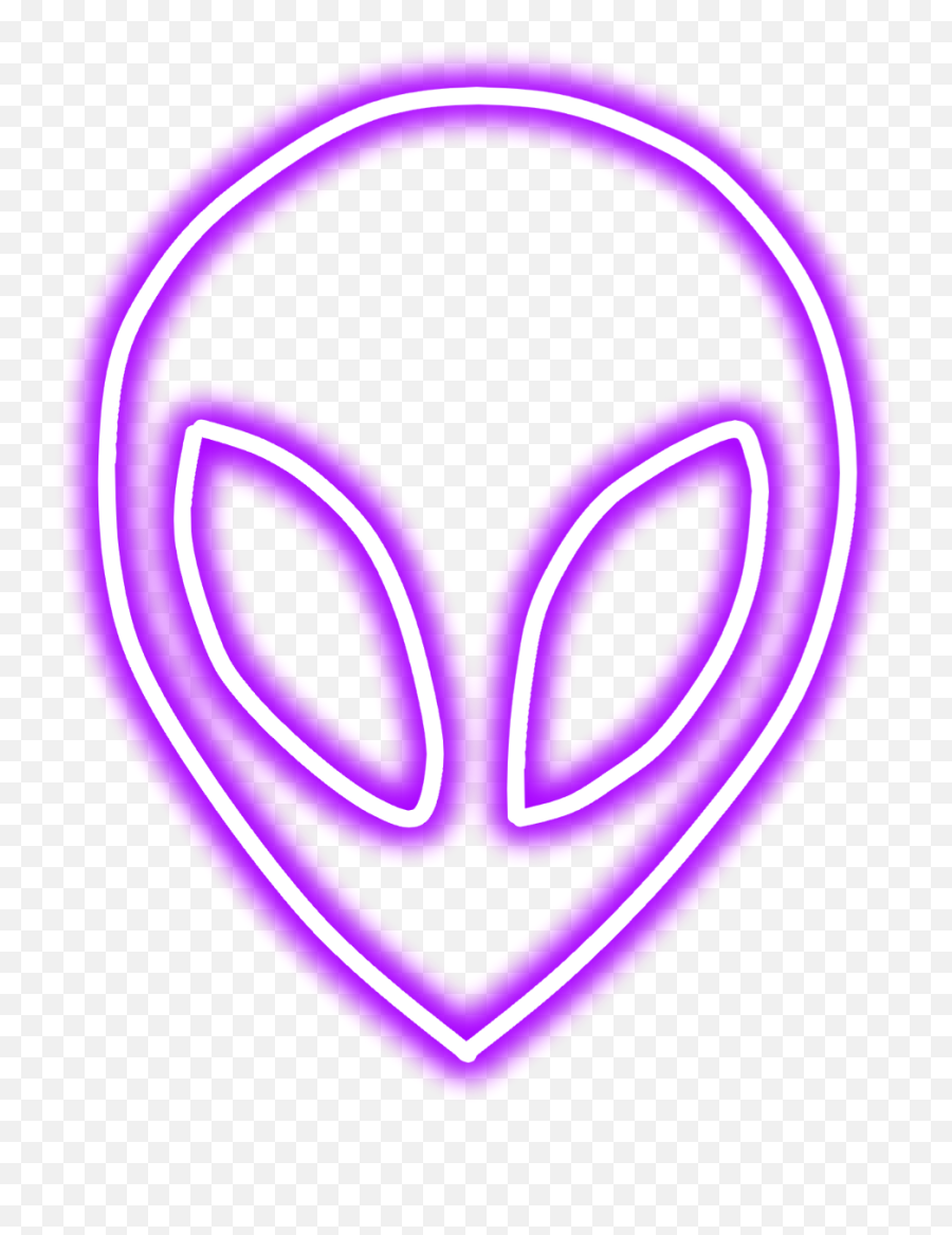 The Most Edited - Neon Alien Png Emoji,Imagenes De Emojis Morados