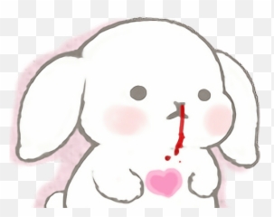 Bunny Kawaii Sticker By U208au2027u208au208au2027u208a - Soft Emoji,Anime Nosebleed Emoji