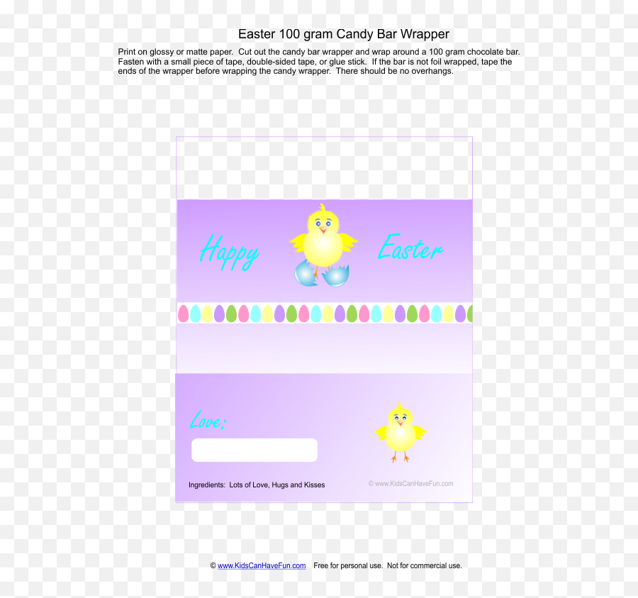 Happy Easter Candy Bar Wrapper Emoji,Emoji Treat Bags