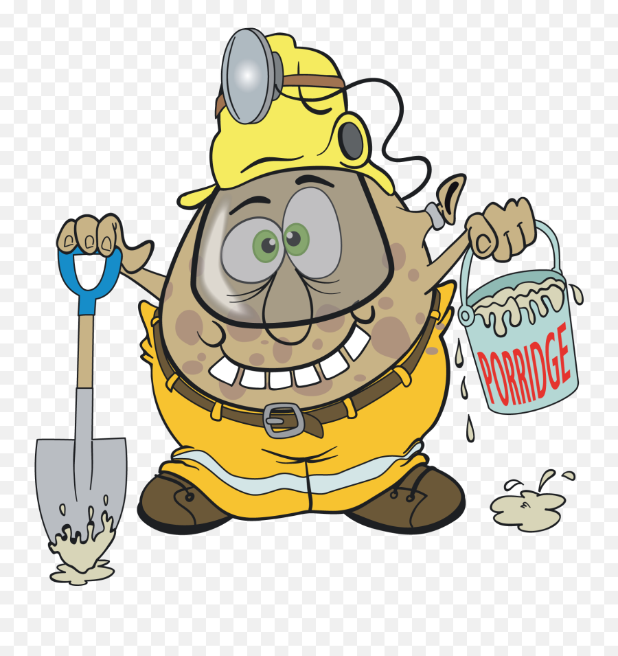 Mining Clipart Mineshaft Mining - Cartoon Haggis Emoji,Emotion Miner