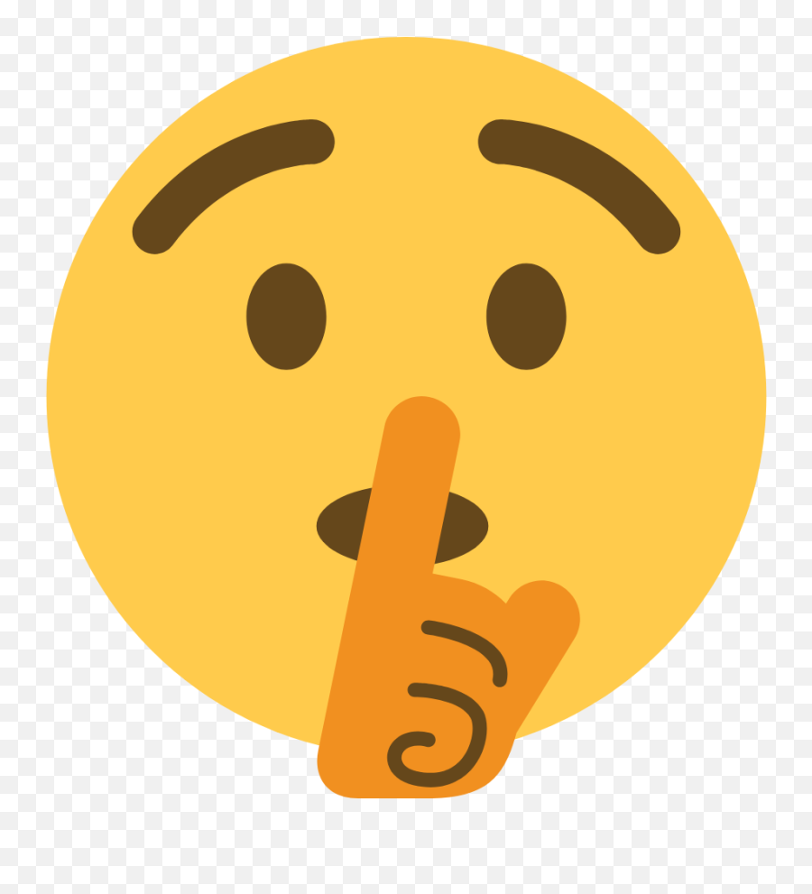 Shushing Face Emoji - Shush Emoji Discord,Quiet Emoji