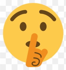 Shushing Face Emoji - Shush Emoji Discord,Quiet Emoji