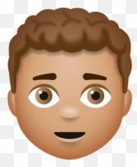 Man Curly Hair Medium Skin Tone Icon - Icons8 Woman Medium Skin Emoji,Medium Skin Tone Elf Emoji