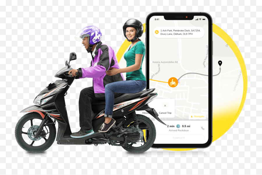 Bike Taxi App Development Company - Bike Taxi App Emoji,Dosh Emoticon