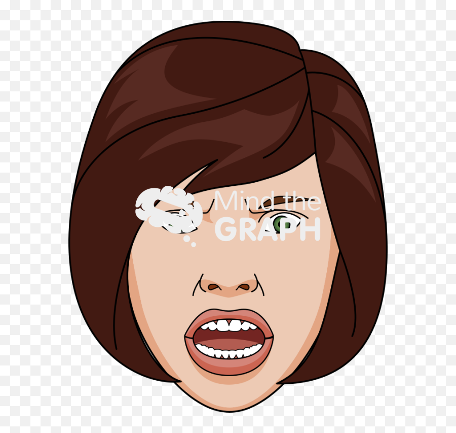 Face Emotions Woman Wrath - Hair Design Emoji,Emotions Of Woman
