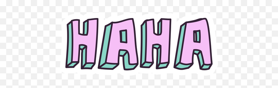 Inscription Haha Sticker - Sticker Mania Language Emoji,Comical Emotion Faces