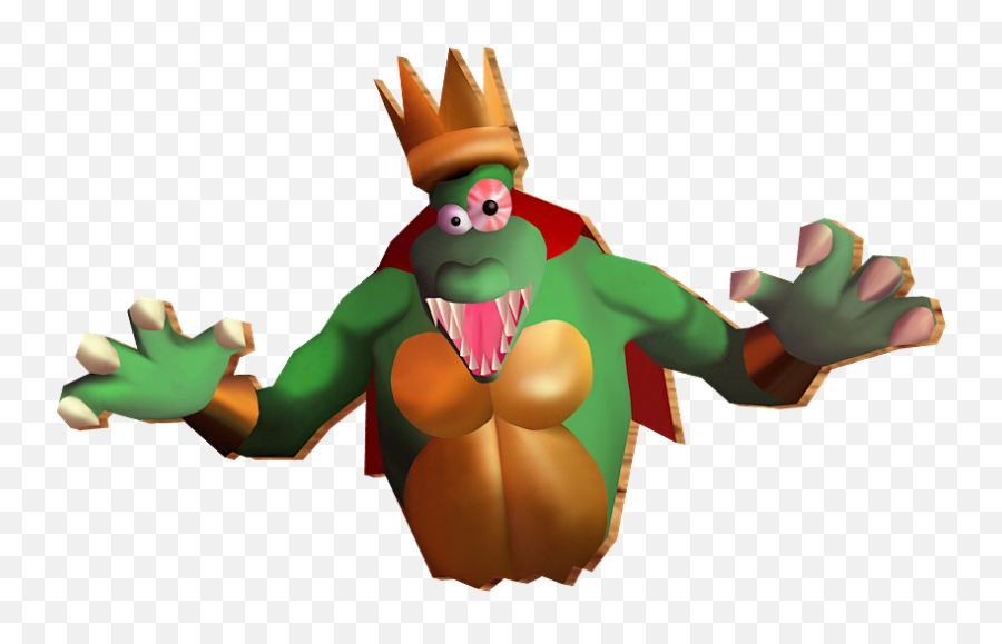 King Kut Out - Donkey Kong 64 King K Rool Emoji,Donkey Kong Emojis