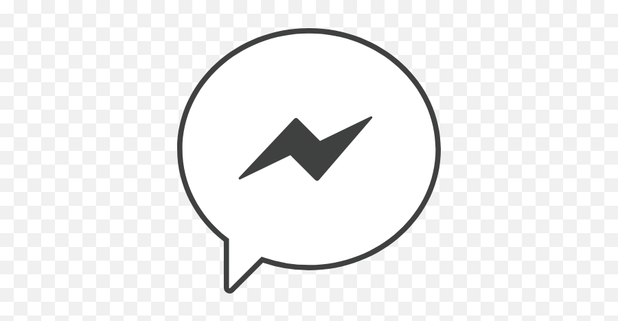 Messenger Outline Graphic - Website Icons Free Graphics Dot Emoji,Emoticon Salute Whatsapp