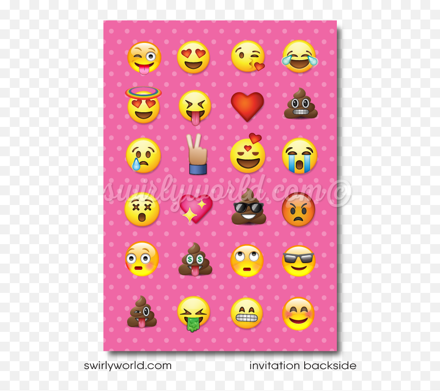 Girl Birthday Theme - Happy Emoji,Emoji Birthday Ideas For Girl