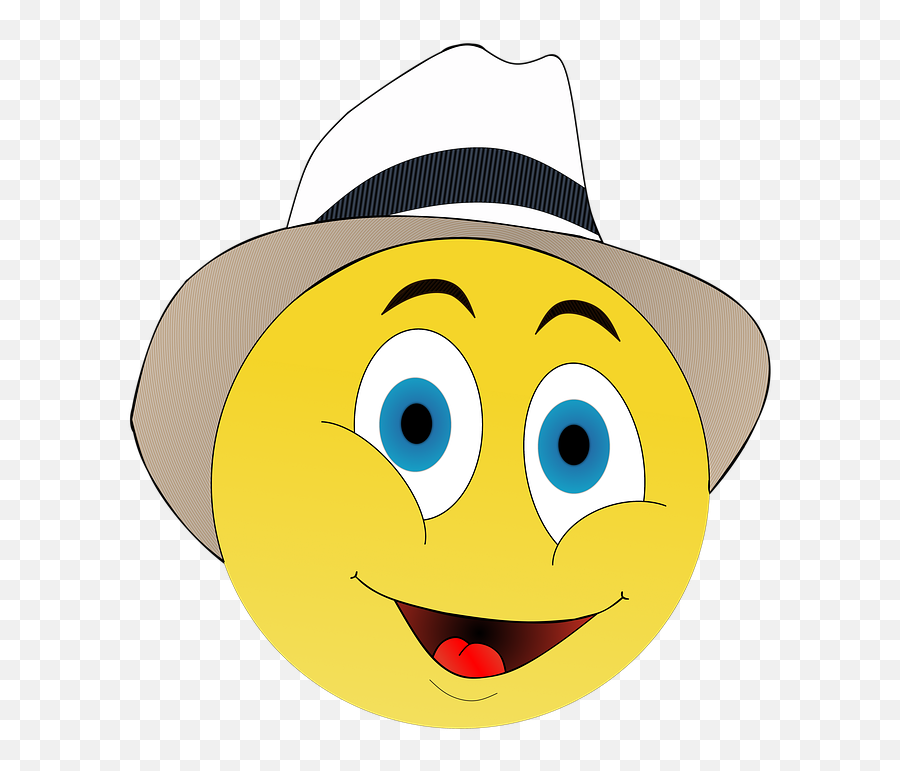 Summer Hat Png - Laugh Friendly Joy Hat Summer Hat Uv Emoji Gardening,Emoticon Cotatios