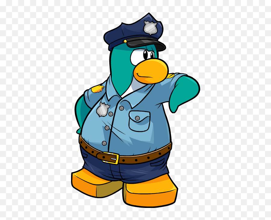 Club Penguin Wiki - Police Officer Club Penguin Police Emoji,Robber Emoji Png