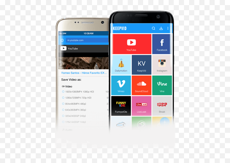 Keepvid Apk V22 Download Video U0026 Mp3 Files On Samsung - Download Keepvid Emoji,Samsung S8 Nougat Emojis
