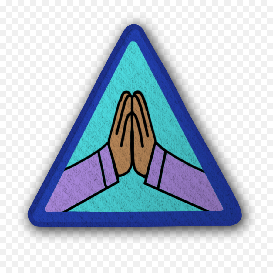 Learn Blue U2014 Protect Blue - Triangle With Rainbow Colours Emoji,Emoji Meanings Hands With Triangles