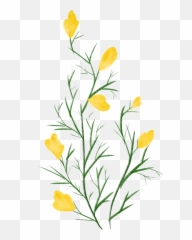 Yellow Floral Note Card - Floral Emoji,Printable Blank Thank You Emojis
