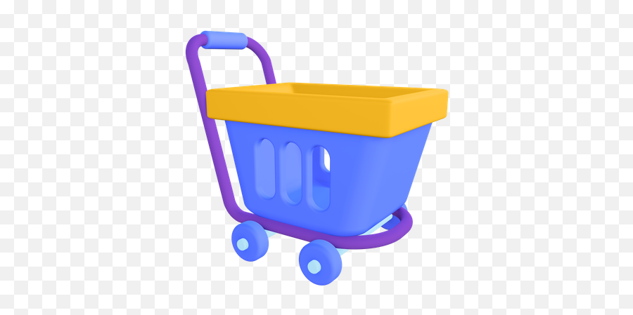 Trolley 3d Illustrations Designs - Shopping Basket Emoji,Cart Emoji Free Shipping