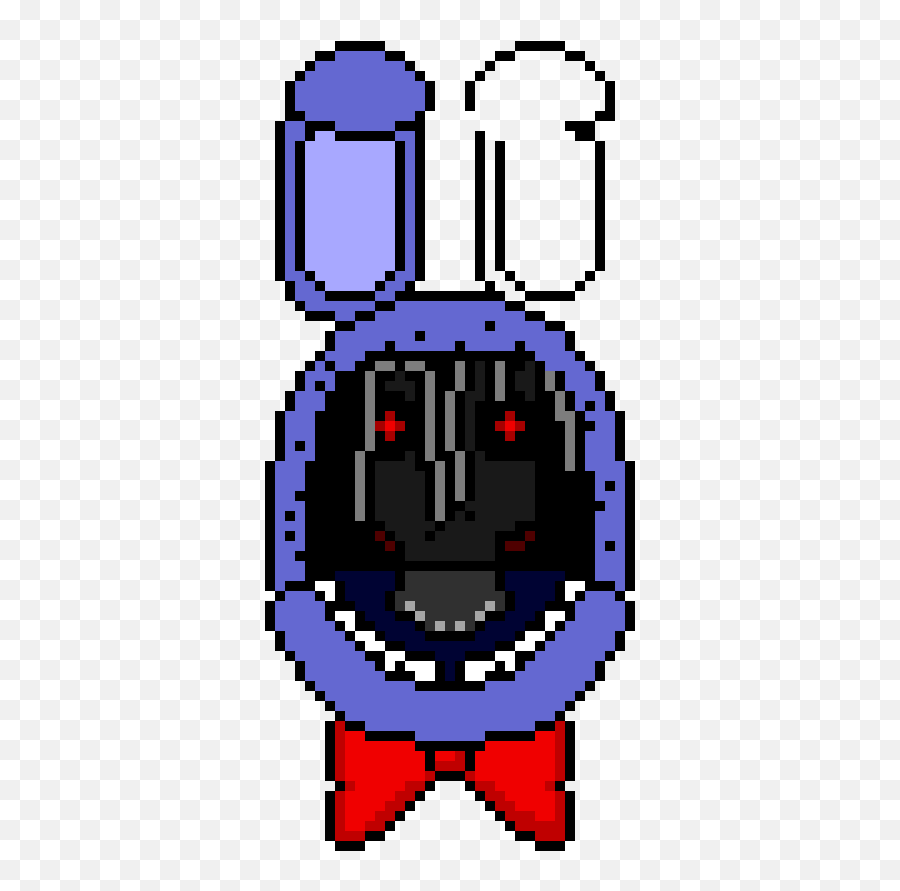 Pixel Art Gallery - Fnaf Withered Bonnie Pixel Art Maker Emoji,Temmie Undertale Emoticon