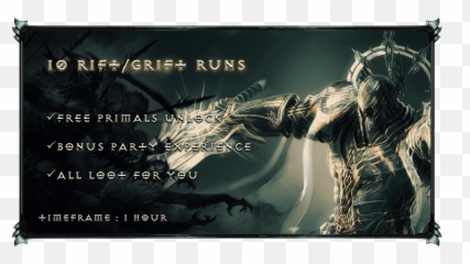 Diablo 3 Rift Grift Runs - Archangel In Armor Transparent Emoji,Arma 3 Emojis