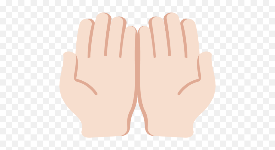 Palms Up Together Light Skin Tone Emoji - Download For,Free Emojis Praying Hands