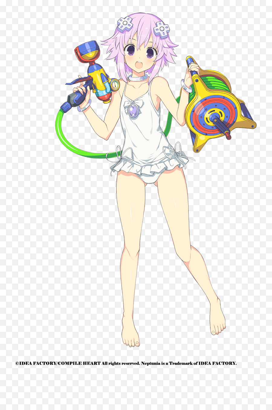 Senran Kagura Peach Beach Splash Neptune Character - Nothing Emoji,Cyberdimension Neptunia Characters Emoticon