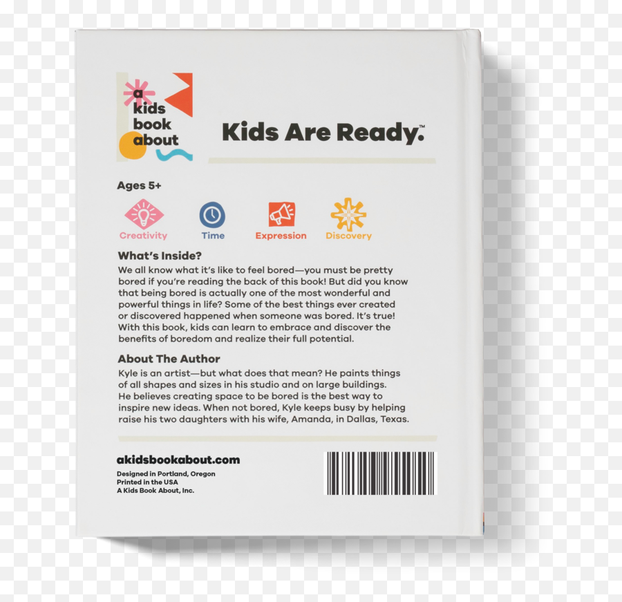 A Kids Book About Boredom Emoji,Powerful Emotions Children Booklet