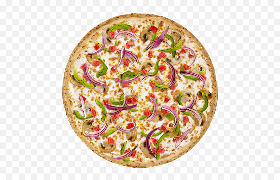 Download Vegetarian Pizza - Vegetarian Pizza Top View Full Vegetarian Pizza Top View Emoji,Veggie Emoji