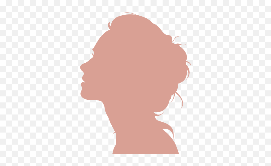 Girl Face Silhouette 3 - Transparent Png U0026 Svg Vector File Silueta De Cara Png Emoji,Girl Face Emoji