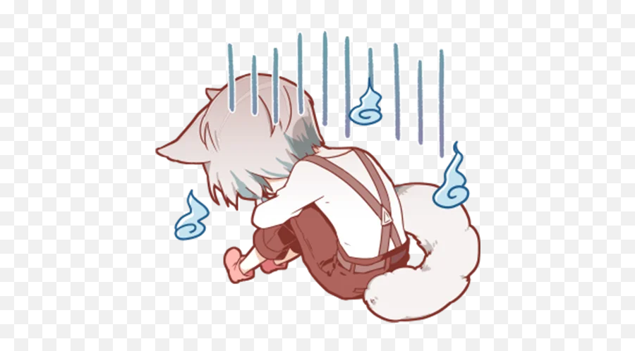 Telegram Sticker 33 From Collection Emoji,Mafumafu Emoticon