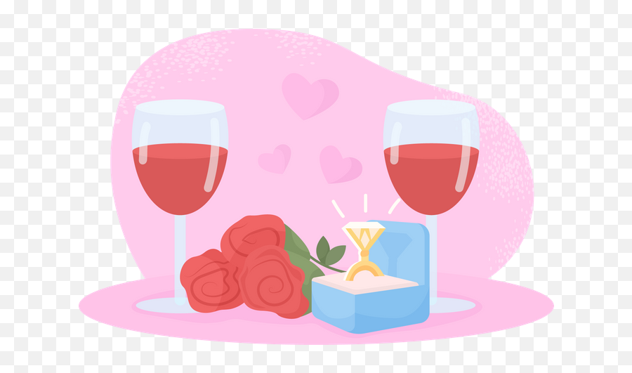 Premium Wine Glasses 3d Illustration Download In Png Obj Or Emoji,Champagne Glasses Emoji
