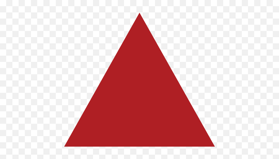 Up - Pointing Red Triangle Id 12158 Emojicouk Maroon Triangle Png,Red A Emoji