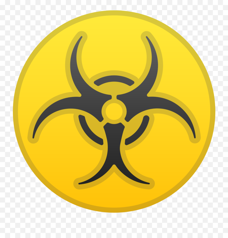 Biohazard Emoji - Biohazard Emoji,Toxic Emoji