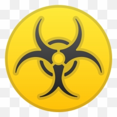 Biohazard Emoji - Biohazard Emoji,Toxic Emoji