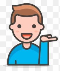 Man Tipping Hand Free Icon Of 780 - Man Shrugging Icon Png Emoji,Man Face Palm Emoji