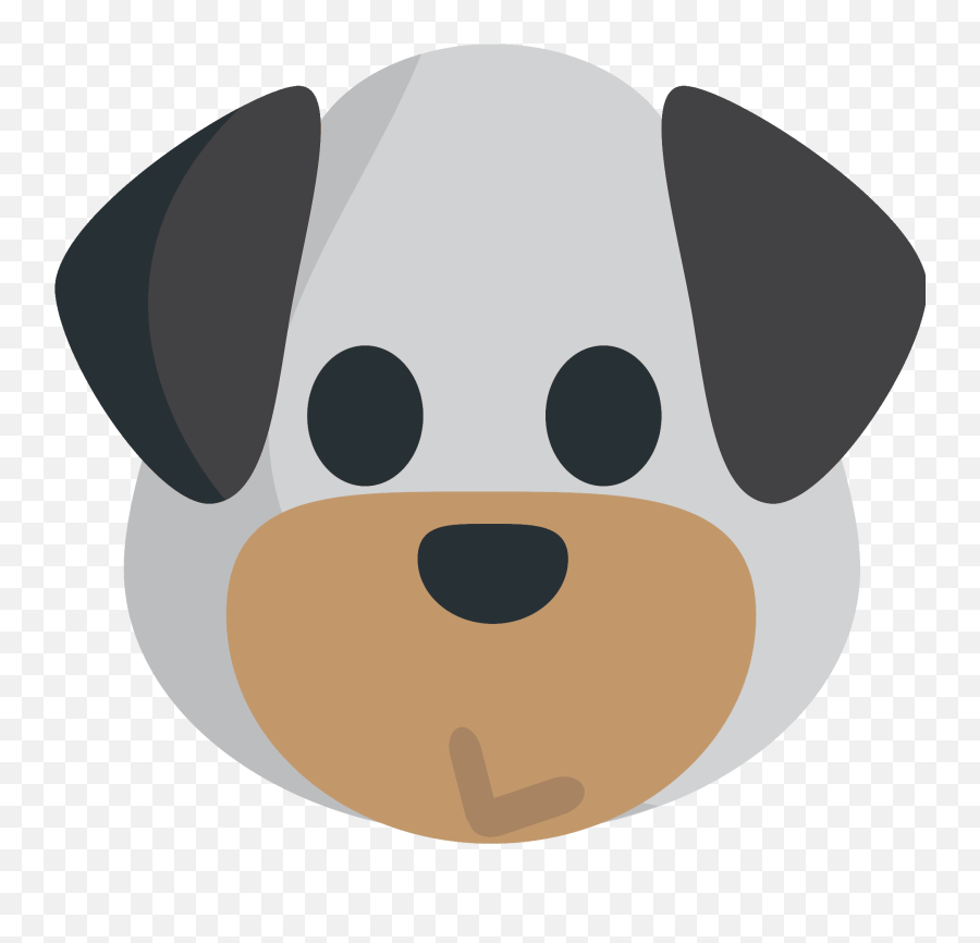 Dog Face Emoji Clipart - Soft,Dog Face Emoji