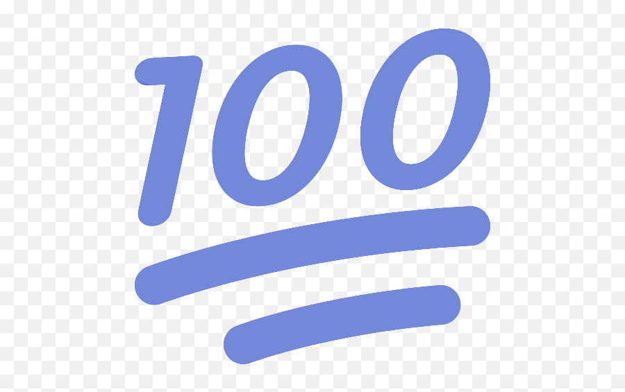 100 Emoji Discord - Blue 100 Emoji Png,100 Pics Emoji Quiz