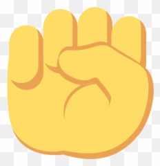 Raised Fist Emoji Clipart - Fist,Punching Fist Emoji