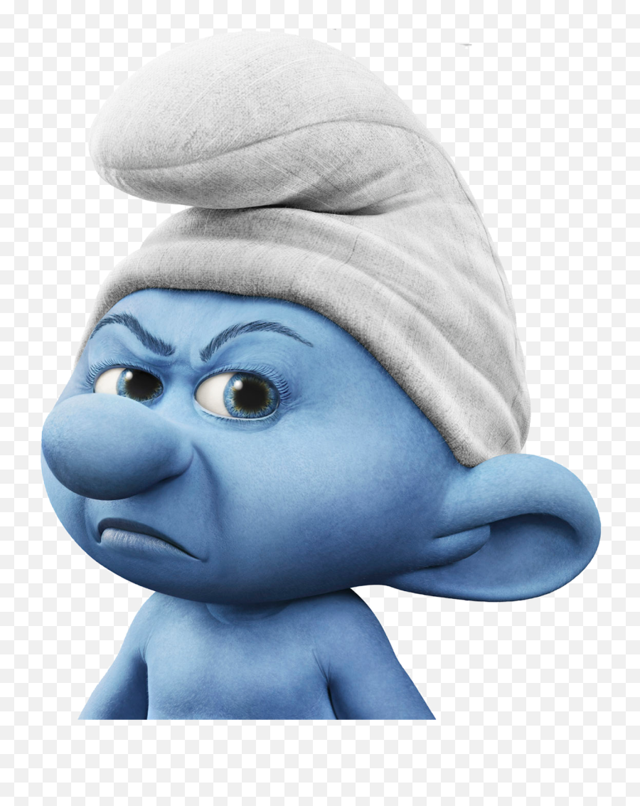 Angry Smurf Png Image - Grouchy Smurf Png Emoji,Noho Hank Emoji