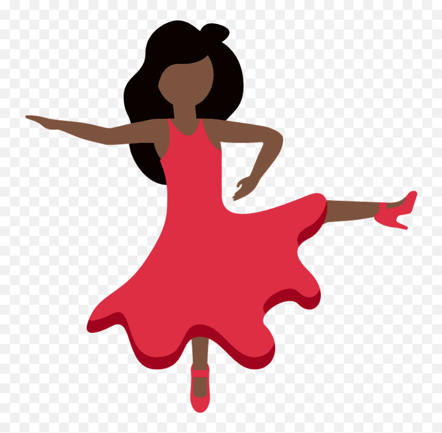 Woman Dancing Emoji Clipart - Dancing Girl Emoji Png,Dancer Girl Emoji