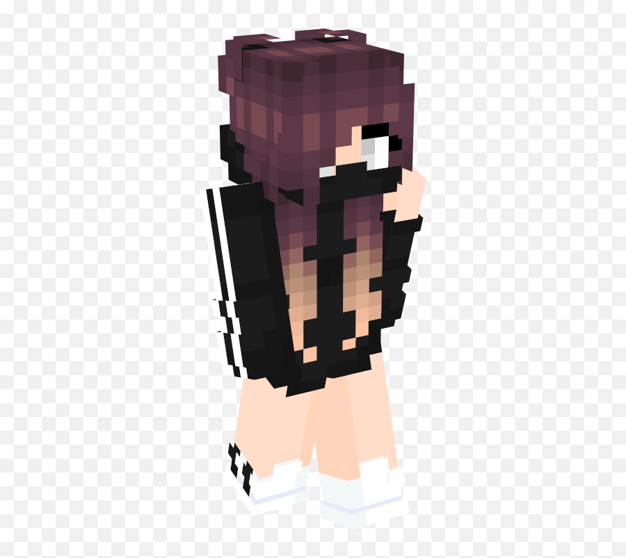 Kawaii Minecraft Girl Skins Aesthetic Minecraft Skins - Minecraft Skin Girl Short Hair Emoji,Emoji Minecraft Skin