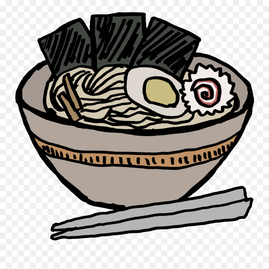 Rice Clipart Ramen Rice Ramen Transparent Free For Download - Ramen Clip Art Emoji,Rice Bowl Emoji