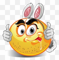 Bunny Emoji - Happy New Year 2012 Emoticons Hd Png Download Playboy Emoji Meme,Happy New Year Emoticons 2012