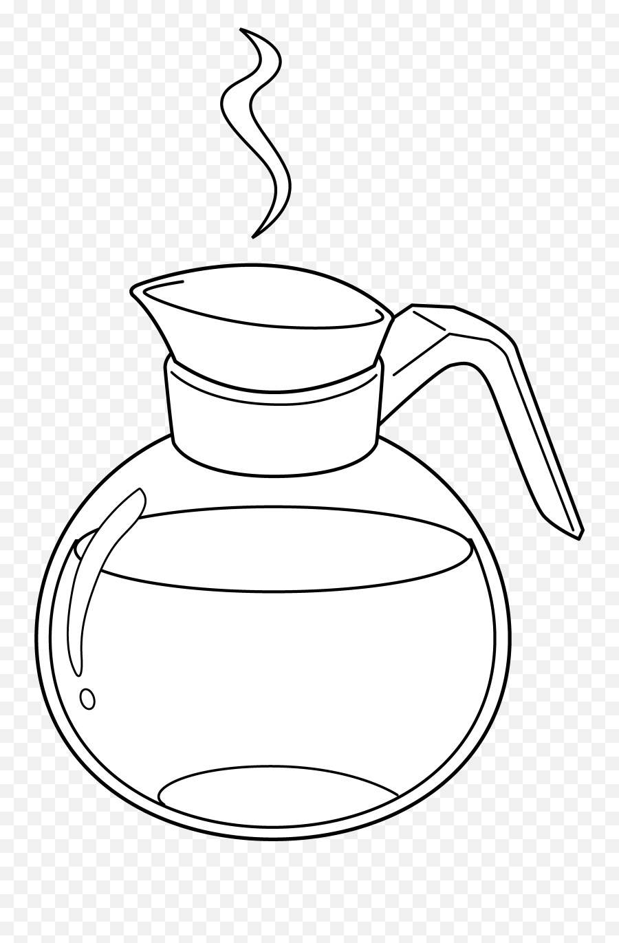 Free Coffee Pot Cliparts Download Free - Cartoon Coffee Pot Drawing Emoji,Emoticon Coffee Machine