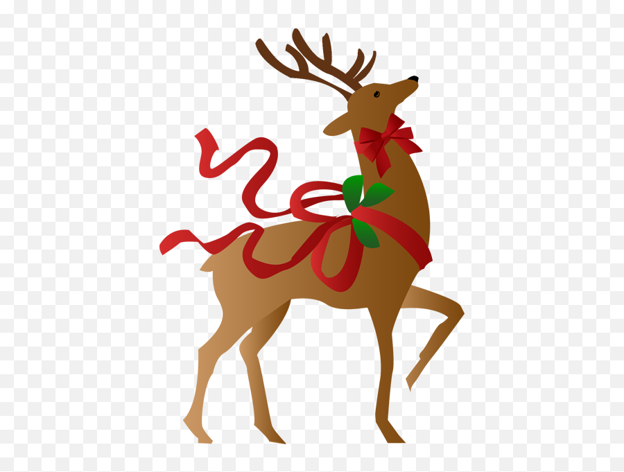 Free Reindeer Images Download Free Clip Art Free Clip Art - Christmas Deer Clipart Emoji,Twas The Night Before Christmas Emojis