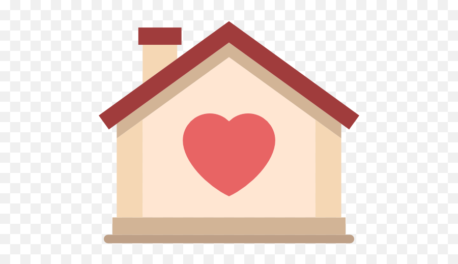 Love Romantic Buildings Residence Real Estate Home - Transparent Background Flat House Icon Emoji,House Emoji Transparent