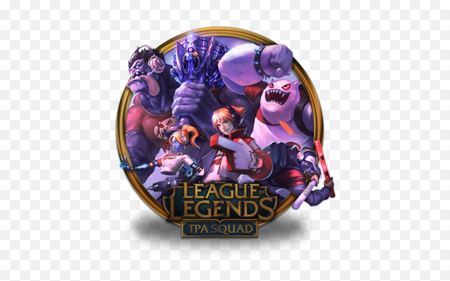 Tpa Squad Free Icon Of League Of Legends Gold Border Icons - Mobile Legend Heroes Png Emoji,Ahri Emoticon