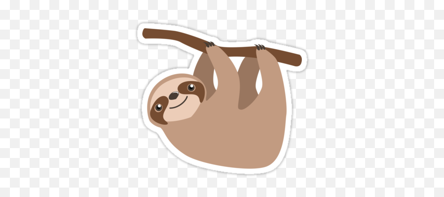 Pin - Sloth Clipart Emoji,Sloth Face Emoticon