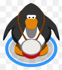 Drum Clipart Club Penguin - Pinguino De Club Penguin Png Penguin Mustache Emoji,Emoticon Lentes De Sol