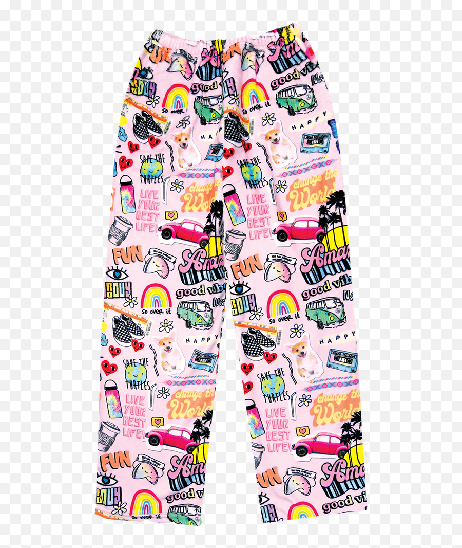 Vsco Plush Pants - Sweatpants Emoji,Emoji Sleeping Pants