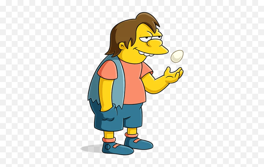 The Simpsons En 2021 - Nelson Muntz Png Emoji,